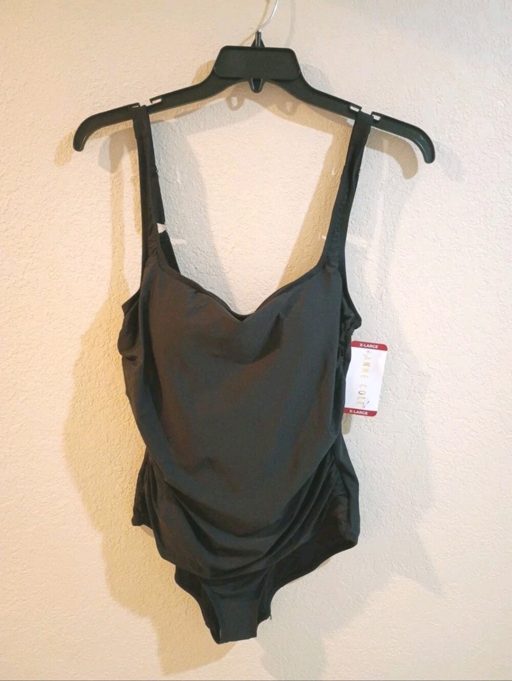 Anne Cole One Piece Padded Swimsuit Black XL
